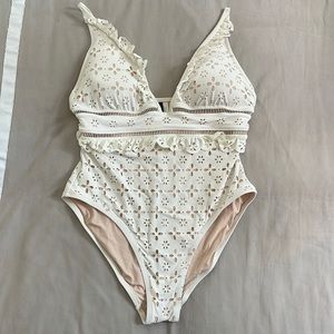 J Crew Eyelet One Piece